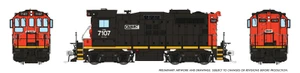 Rapido artwork - CANAC #7107 SW1200RSm Sweep