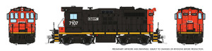 Rapido artwork - CANAC #7107 SW1200RSm Sweep