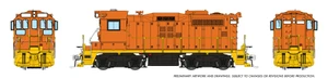 Rapido artwork - Industrial Orange (Painted, Unlettered) SW1200RSm Sweep