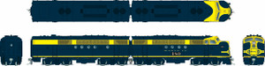 Rapido artwork - Santa Fe ATSF #189L + 189A FT A+B