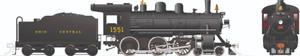 Rapido artwork - Ohio Central OHCR #1551 H-6-g 4-6-0