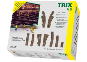 Trix ~ HO Scale ~ C Track Large Extension Set ~ 62900