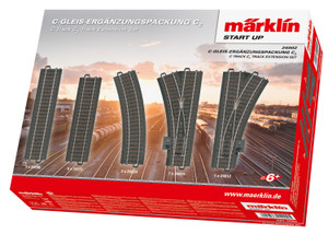 Märklin ~ HO Scale ~ AC 3-Rail ~ Start up ~ C Track C2 Extension Set ~ 24902