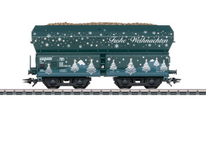 Märklin ~ HO Scale ~ AC 3-Rail ~ Christmas Car 2025 ~ Hopper Car with Gold Nugget Load ~ 48425
