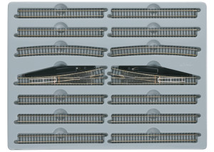 Märklin ~ Z Scale ~ Track Extension Set E ~ Manual Turnouts ~ 8190