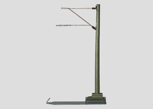 Märklin ~ HO Scale ~ Catenary Concrete Mast ~ 5 Pieces ~ 74103