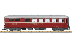 LGB ~ G Scale ~ RhB Dining Car ~ 31528
