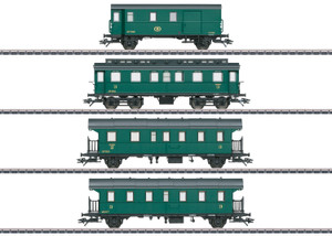 Märklin ~ HO Scale ~ AC 3-Rail ~ SNCB Passenger Car Set ~ 4 Cars ~ For Class 81 ~ 43054