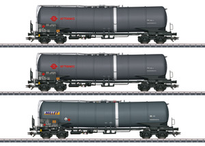 Märklin ~ HO Scale ~ AC 3-Rail ~ Type Zacns Tank Car Set ~ Ermewa/Millet ~ 3 Cars ~ 47551