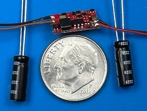 NixTrainz ~ All Scale ~ Power Bridge III 2 Wire Stay-Alive ~ 0.5F Capacitors ~ NTZ-203