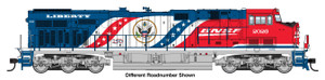Walthers Mainline ~ HO Scale ~ GE ES44AC Evolution Series GEVO ~ BNSF #1776 ~ America250 Scheme ~ DC Version ~ 910-28061121