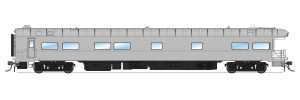 Broadway Limited ~ HO Scale ~ Union Pacific Business Car ~ UP #103 ~ Primer Gray with Black Trucks ~ 10847