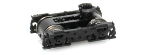 American Z Line ~ Z Scale ~ SW1500 Complete Flexicoil Truck w Coupler Black ~ 643XX-AF3615BF