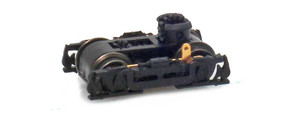 American Z Line ~ Z Scale ~ SW1500 Complete AAR Truck w Coupler Black ~ 643XX-AF3615B