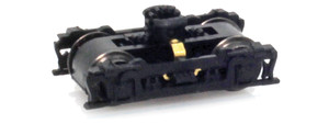American Z Line ~ Z Scale ~ RS3 Complete 2 Axle Truck w Coupler Black ~ 640XX-AF3606B