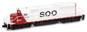 American Z Line ~ Z Scale ~ EMD SD40-2 ~ Soo Line SOO #6023 ~ DC Version ~ 64207-2