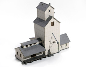 Archistories ~ Z Scale ~ White Corrugated Kit ~ American Grain Elevator ~ 701241