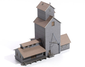 Archistories ~ Z Scale ~ Grey Corrugated Kit ~ American Grain Elevator ~ 702241