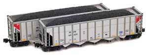 American Z Line ~ Z Scale ~ Autoflood III Hopper ~ 2-Pack ~ FEPX #60254 & #60486 ~ 905705-1