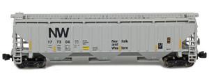 American Z Line ~ Z Scale ~ PS-2 Covered Hopper ~ Norfolk & Western N&W #177304 ~ 91931-1