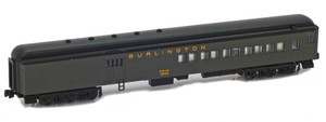 American Z Line ~ Z Scale ~ Heavyweight Combine Coach ~ Chicago, Burlington, and Quincy CB&Q #3528 ~ 74018-2