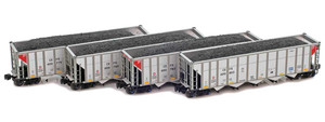 American Z Line ~ Z Scale ~ Autoflood III Hopper ~ 4 Cars ~ CEFX ~ 915704-1