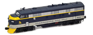 American Z Line ~ Z Scale ~ EMD FP7 ~ Chesapeake & Ohio C&O #8003 ~ DC Version ~ 65302-2