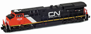 American Z Line ~ Z Scale ~ GE ES44AC ~ Canadian National CN #2852 ~ DC Version ~ 62409-2