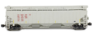 American Z Line ~ Z Scale ~ PS-2 Covered Hopper ~ Canadian National CN #384336 ~ 91927-2