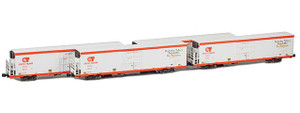 American Z Line ~ Z Scale ~ Trinity 64' Reefer ~ 4-Pack ~ CRYX ~ 904008-1