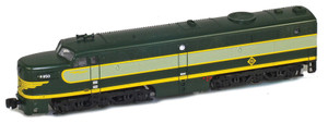 American Z Line ~ Z Scale ~ ALCO PA1 ~ Erie #850 ~ DC Version ~ 64405-1
