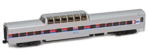 American Z Line ~ Z Scale ~ Dome Lightweight Passenger Car ~ Amtrak AMTK #9486 ~ 73450-3