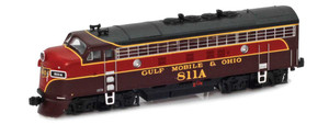 American Z Line ~ Z Scale ~ EMD F7A ~ Gulf, Mobile & Ohio GM&O #812A ~ DC Version ~ 63021-2