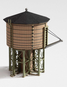 Archistories ~ Z Scale ~ Wood – Light Brown Water Tower Kit ~ 103251