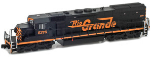 American Z Line ~ Z Scale ~ EMD SD40T-2 ~ Denver & Rio Grande Western D&RGW #5377 ~ DC Version ~ 64101-2