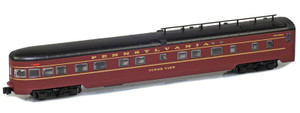 American Z Line ~ Z Scale ~ Lightweight Observation Passenger Car ~ Tower View ~ Pennsylvania PRR ~ 73803-1