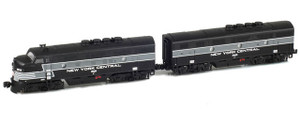American Z Line ~ Z Scale ~ EMD F3 A-B Set ~ New York Central NYC #1608 & #2408 ~ DC Version ~ 62900-2