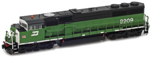 American Z Line ~ Z Scale ~ EMD SD60M ~ Burlington Northern BN #9209 ~ DC Version ~ 65042-1