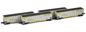 American Z Line ~ Z Scale ~ BethGon Coal Porter ~ 4-Unit Set ~ CSX ~ 90113-1
