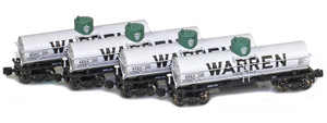 American Z Line ~ Z Scale ~ 1917 General American 8,000 Gallon Tank Car ~ 4-Pack ~ WRNX ~ 905002-1