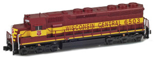 American Z Line ~ Z Scale ~ EMD SD45 ~ Wisconsin Central #6516 ~ DC Version ~ 63209-2