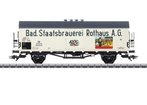 Märklin ~ HO Scale ~ AC 3-Rail ~ Type Tnoms 35 Beer Reefer ~ DB/Rothaus Tannenzäpfle ~ 46805