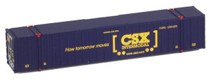 American Z Line ~ Z Scale ~ CSX 53' Container ~ 95107