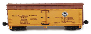 American Z Line ~ Z Scale ~ 40' PFE Wooden Reefer ~ Union Pacific UP #62515 ~ 910802-3