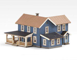 Archistories ~ Z Scale ~ Turn of The Century House Dark Blue ~ 406201