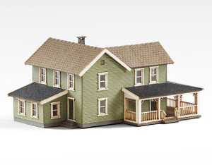 Archistories ~ Z Scale ~ Turn of The Century House Olive ~ 404201
