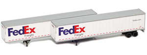 American Z Line ~ Z Scale ~ FedEx Freight 53' Trailer 2-Pack ~ 954003-1