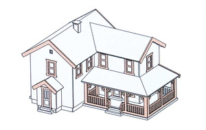 Archistories ~ Z Scale ~ Turn of the Century House ~ Alternative Components ~ 402261