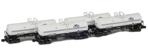 American Z Line ~ Z Scale ~ 17,600 Gallon Tank Car ~ 4-Pack ~ UTLX ~ 903821-1