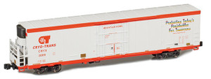 American Z Line ~ Z Scale ~ Trinity 64' Reefer ~ Cryo-Trans CRYX #3014 ~ 914008-1